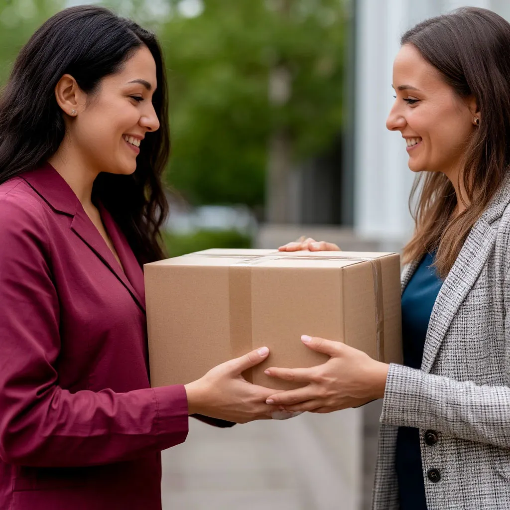 Доставка готовой продукции и приятные эмоции